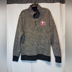 '47 Michigan Spartans Quarter-Zip Pullover Gray XL Excellent